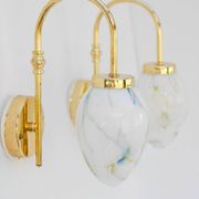 Vintage Scandinavian wall lights, 1980s, set of 2