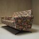 Mid-century Italian floral sofa from the 1960s.