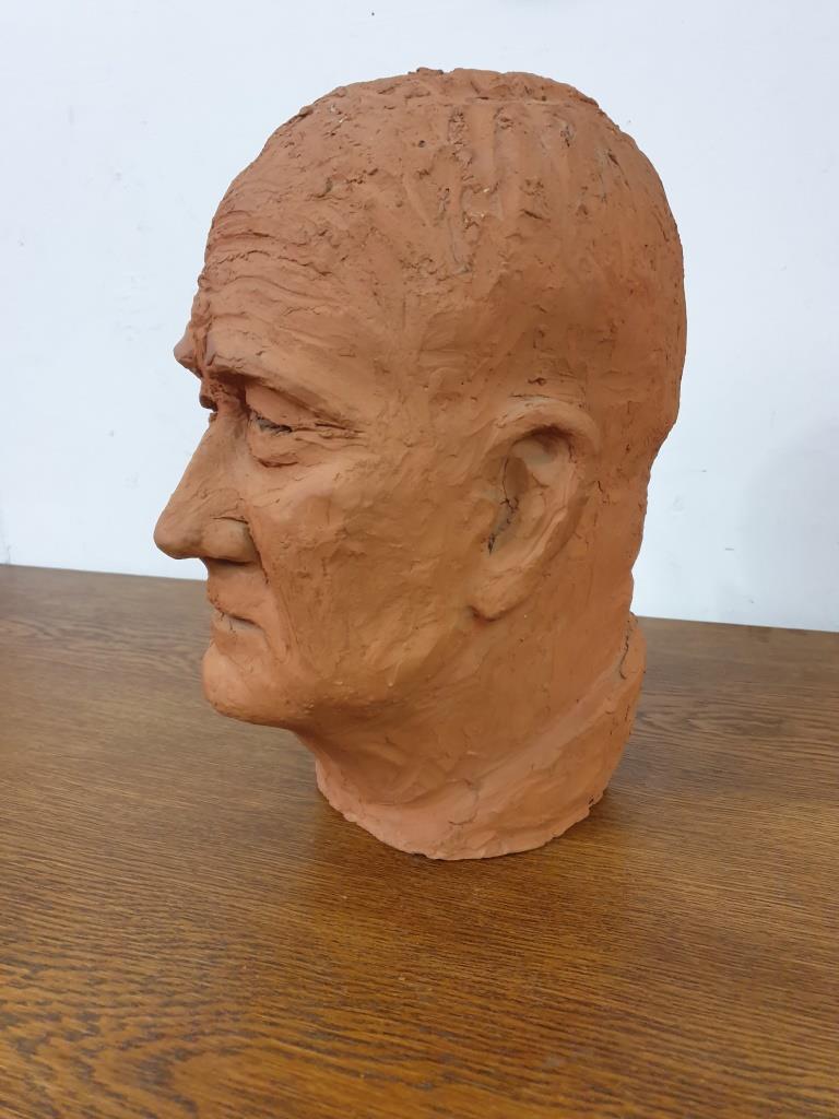 Sculpture man's head