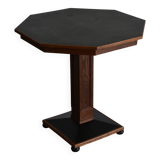Antique octagonal oak table, 1920s