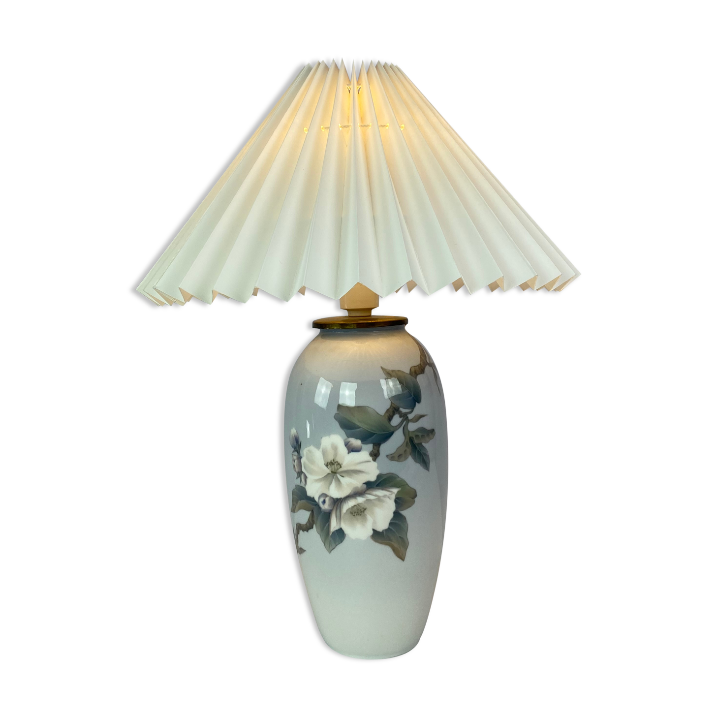 Royal Copenhagen porcelain lamp