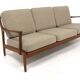 Scandinavian sofa "Kuba", Bertil Fridhagen, Bröderna Andersson, Sweden, 1960