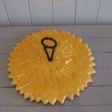 Yellow ceramic tray gaby cerame vallauris