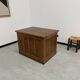 Oak and veneer counter or desk