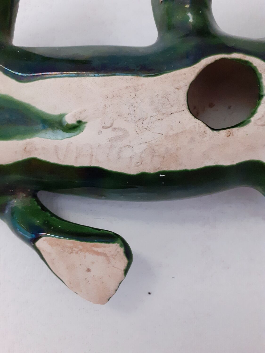 Vallauris ceramic lizard