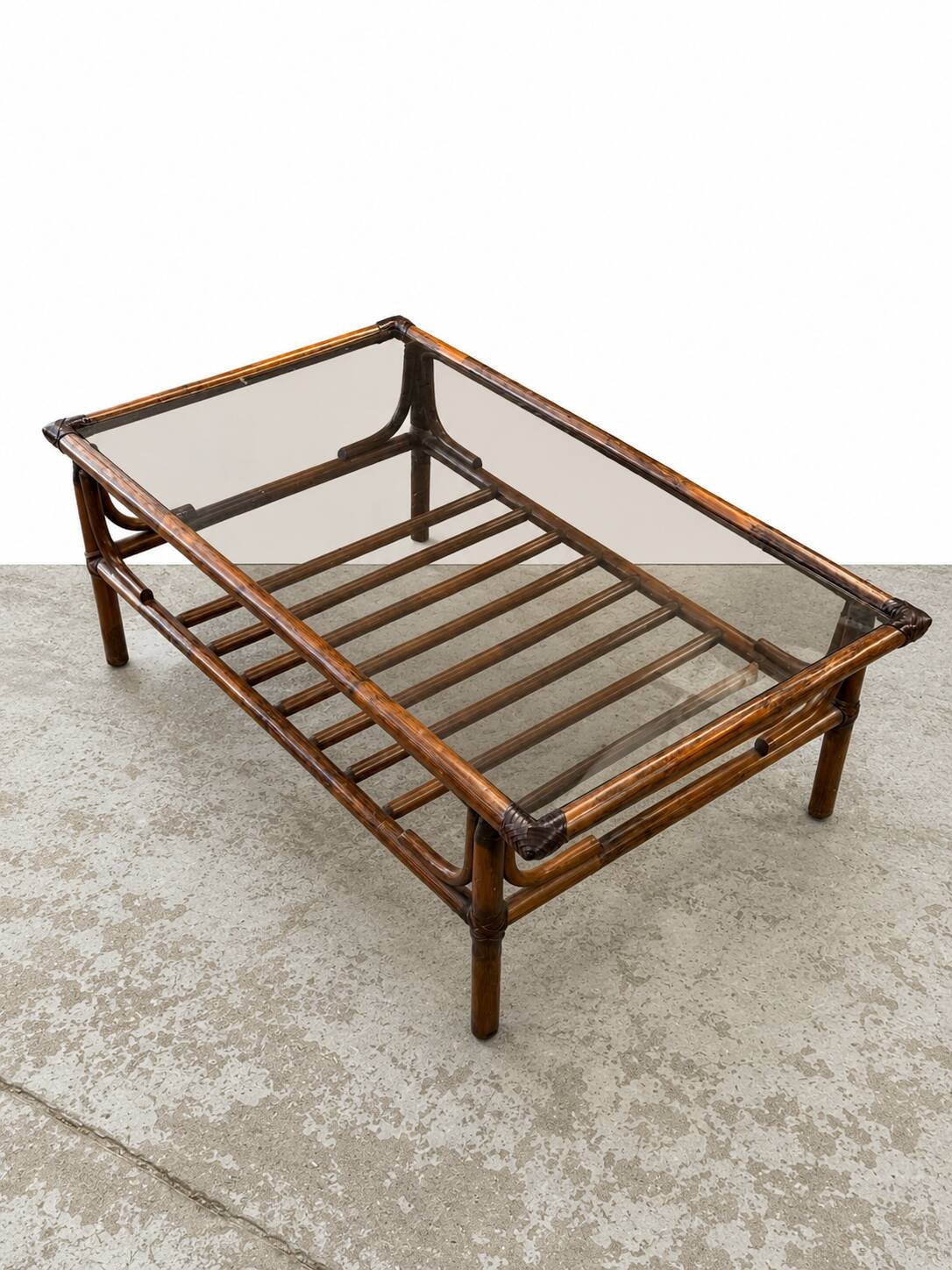 Wicker coffee table