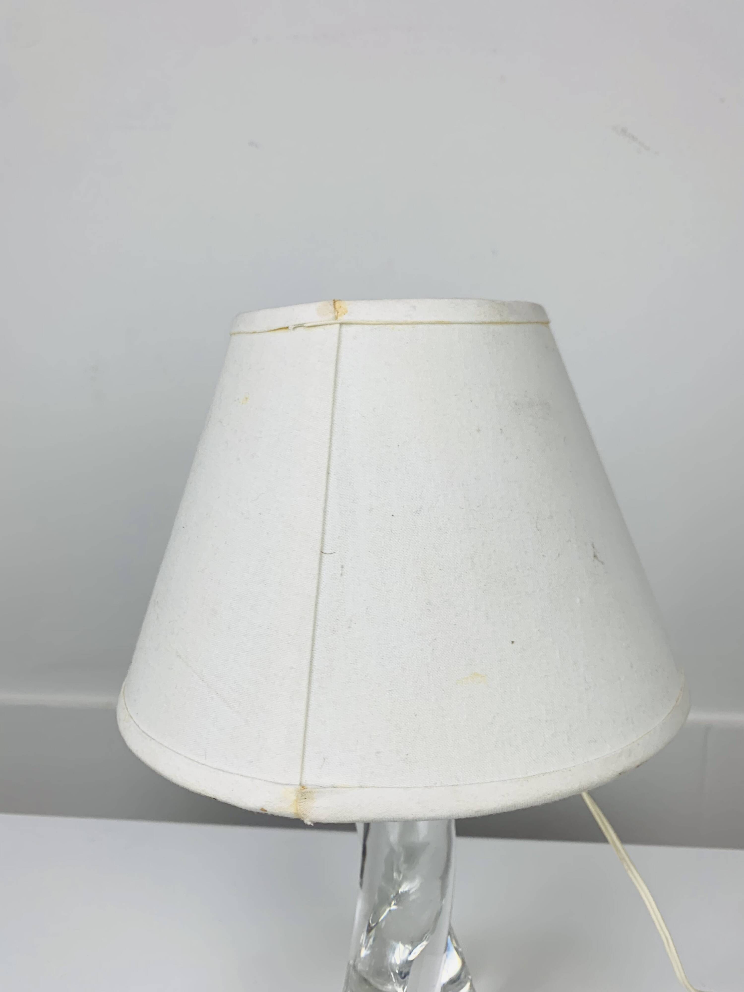 Vintage crystal lamp from the 60s