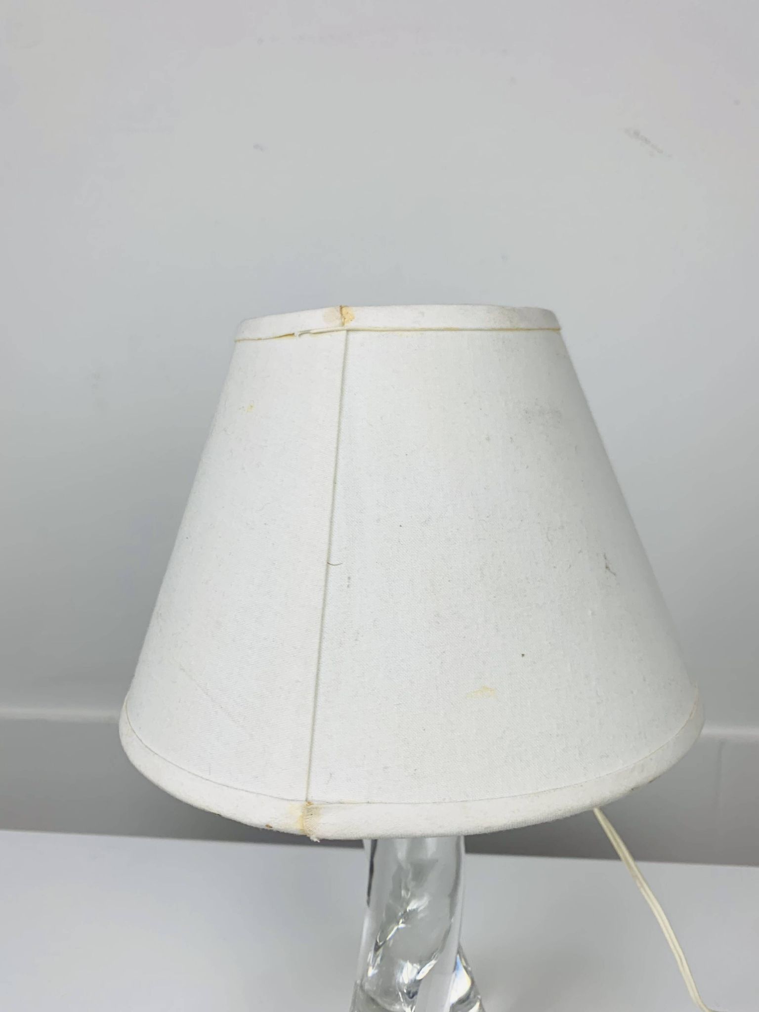 Lampe cristal vintage années 60