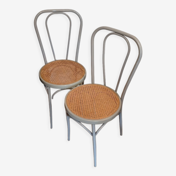 Chaises bistrot métal et bois