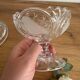 Bonbonnière vintage oiseaux cristal