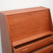 1960s secretary in teak, Dyrlund Denmark