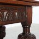 Large 17th‑Century Extendable Oak Dining Table, France