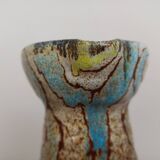 Ceramic pitcher signed Accolay