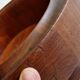 Huge Danish-designed bowl in solid teak.
