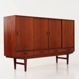 Teak highboard, Danish design, 1970s, production: Denmark