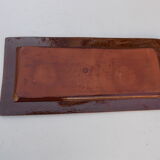 Glazed earth cake dish