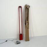 Uno red floor lamp by Gian N. Gigante for Zerbetto, 1980