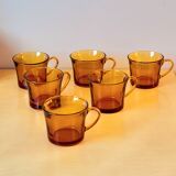 Amber arcopal cups 70s