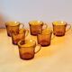 Amber arcopal cups 70s