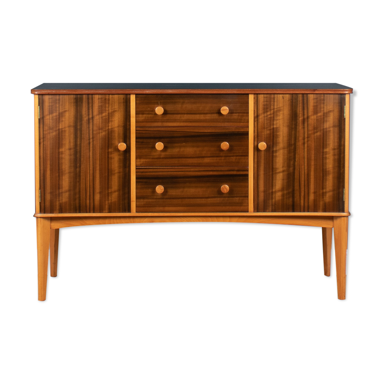 Retro Teak & Walnut Gordon Russel For Heals Restored Mid Century 1960s Sideboard