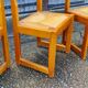 Set de 8 chaises en orme et paille Maison Regain