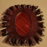 Leather mirror