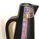 Black ceramic pitcher Manufacture Alfaraz 1960-1970