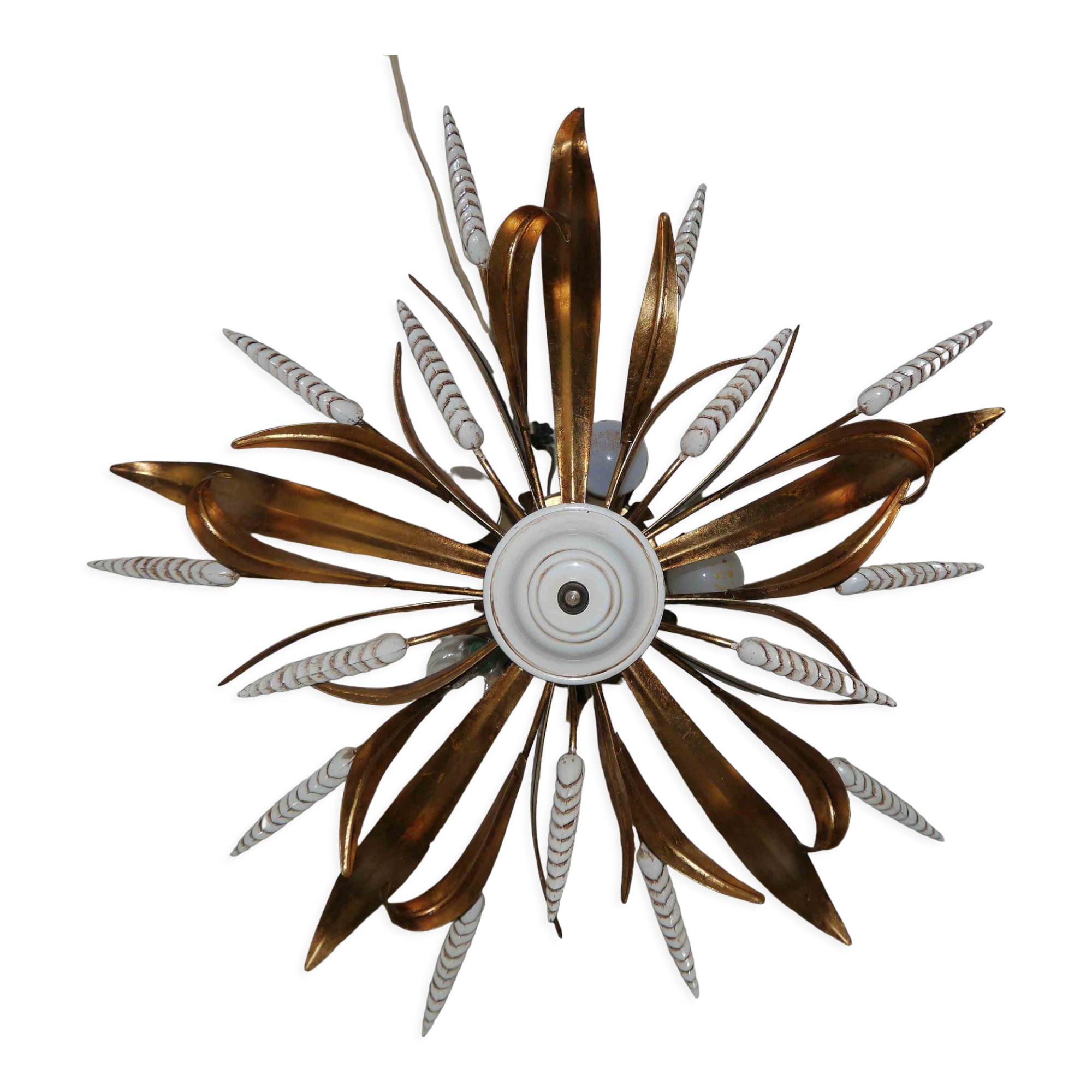 60's suspension lamp style ears of wheat