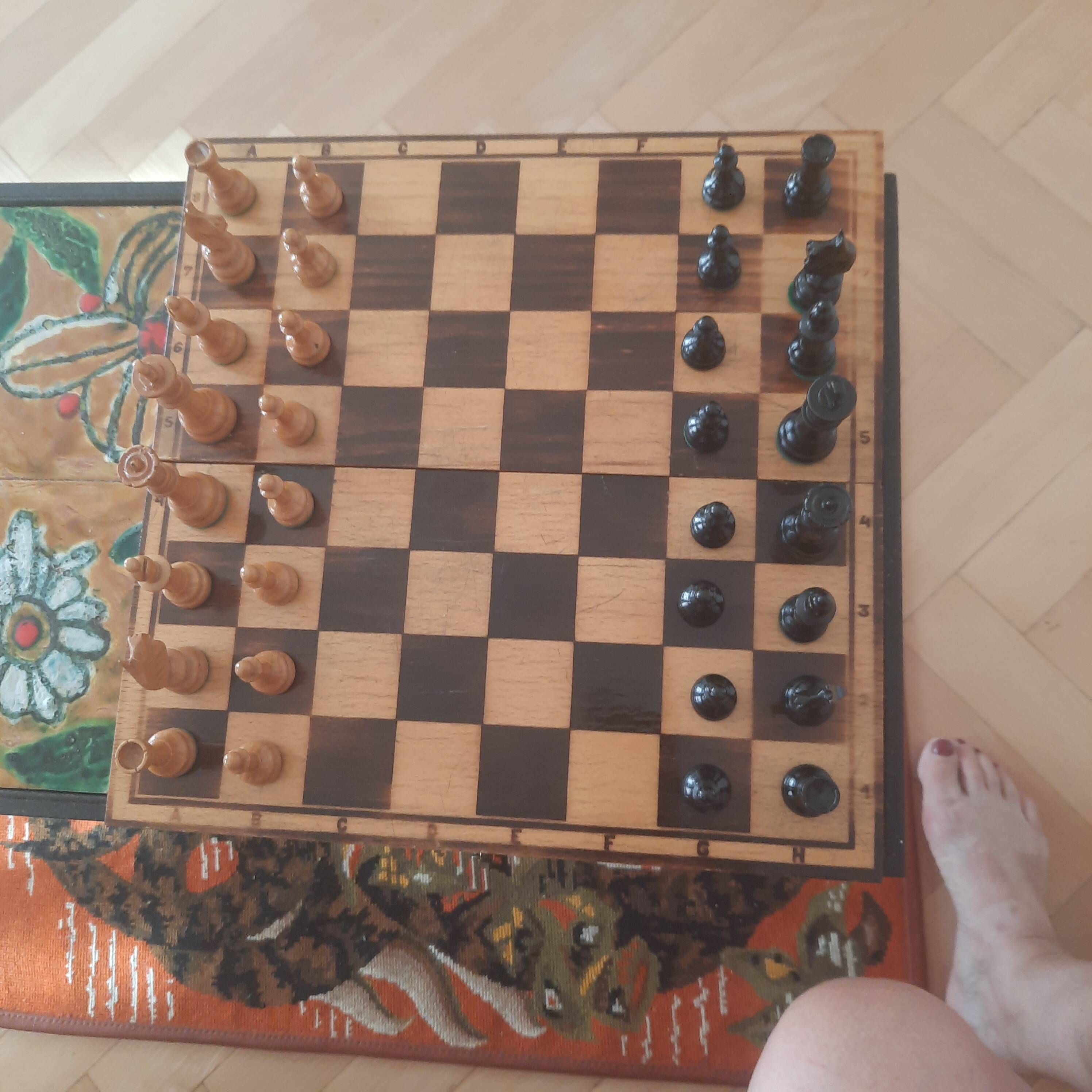 Jeu d'échecs vintage