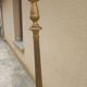Floor lamp foot in gilded wood