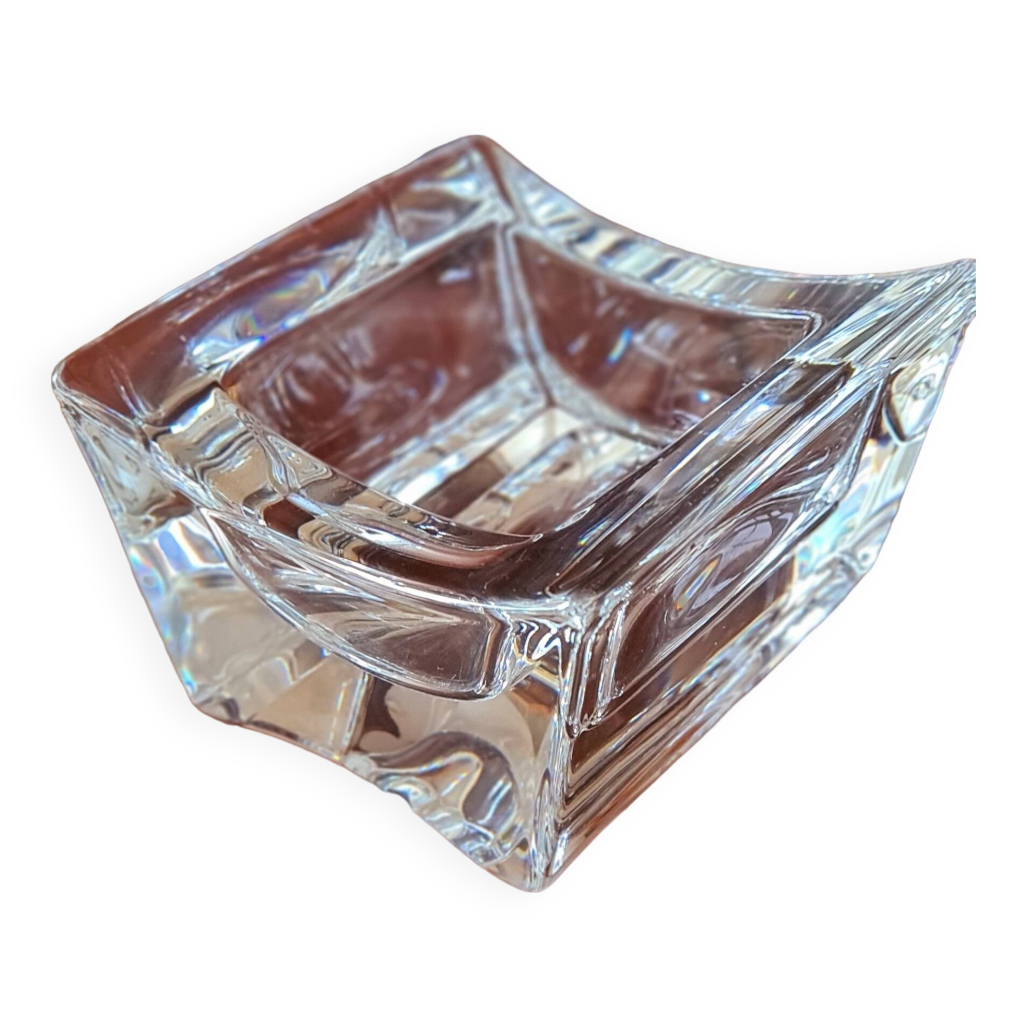 Vannes crystal pocket tray or paperweight