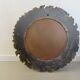 Large round wall mirror, baroque, floral pattern, rococo, 1970s