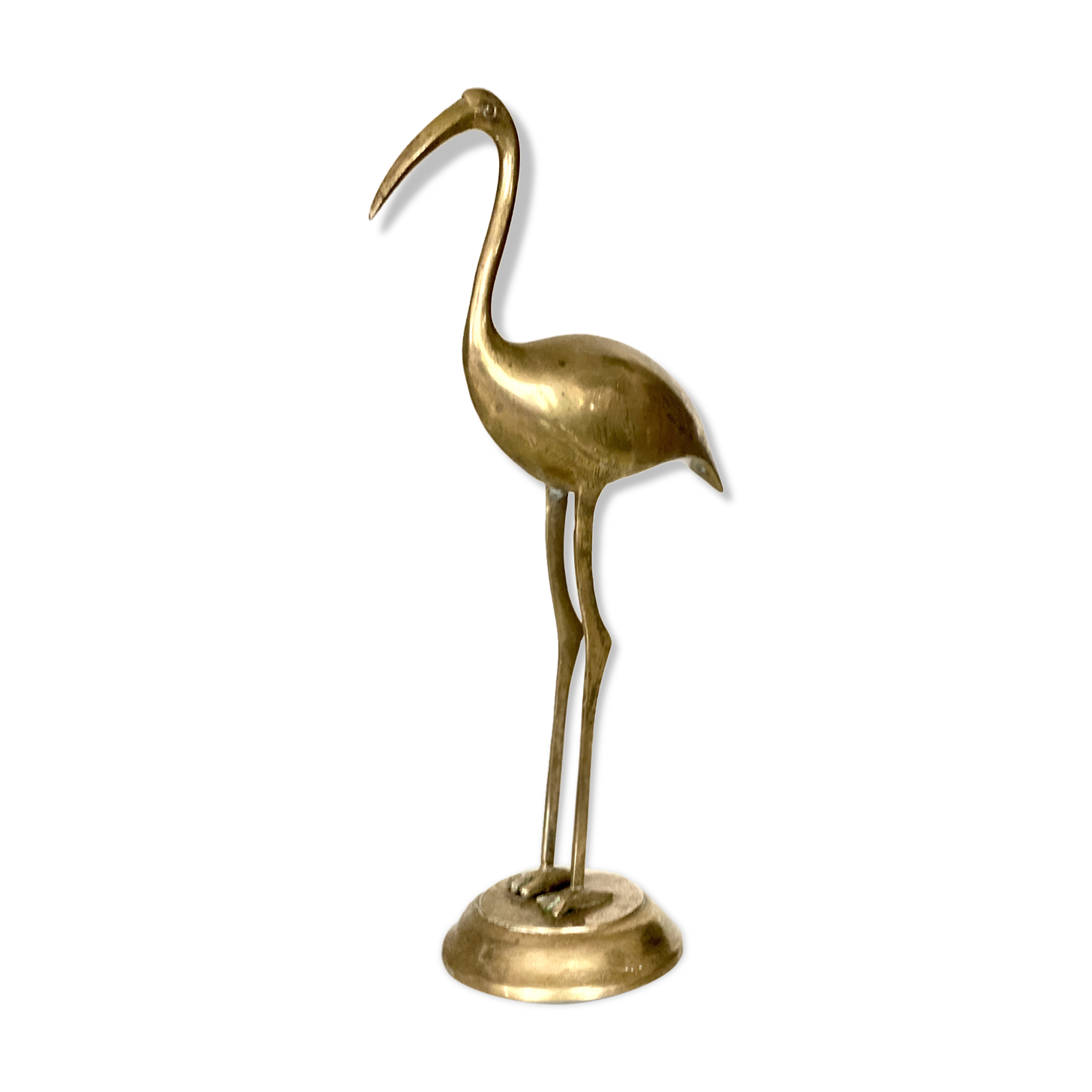 Brass heron