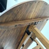 Antique winegrower's table in solid walnut
