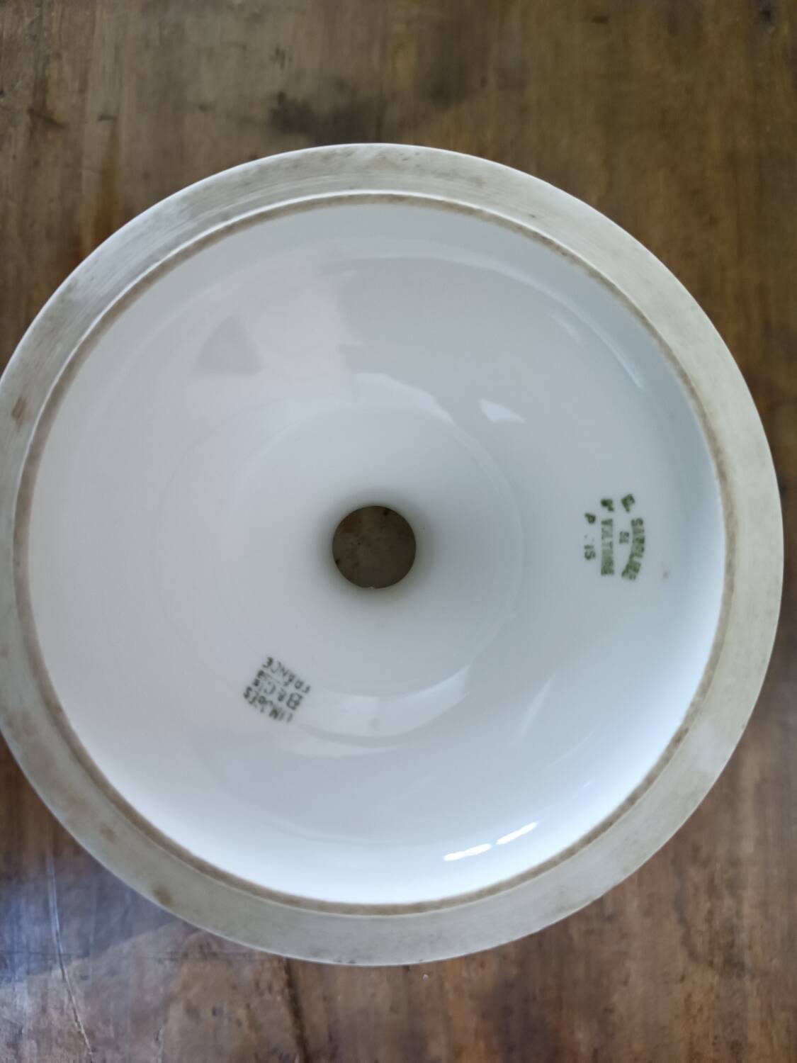 Pair of cake stands – Limoges B & Compagnie – Stamp M Blood