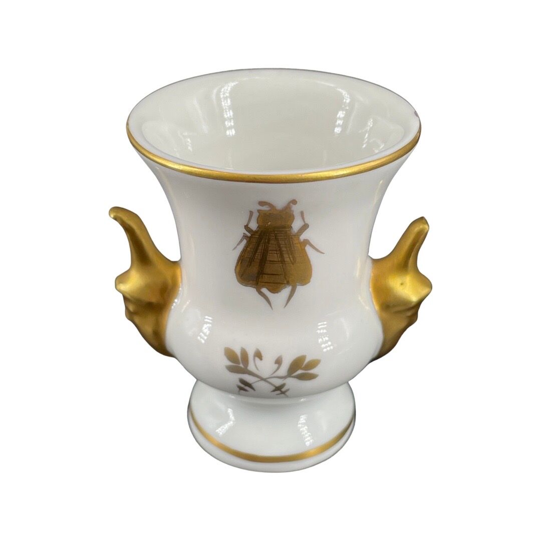 Miniature porcelain vase from Vincennes BH France
