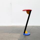 Postmodern wooden plant stand or side table