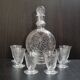 Baccarat crystal liquor service model Michelangelo