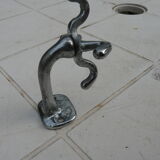 Towel rack or glove rack chromed metal e art deco bathroom accessory