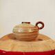 Round stoneware vase