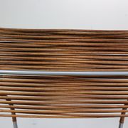 Set of 2 leather Mis B2 RVS armchairs by Tito Agnoli  for Pierantonio Bonacina