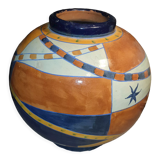 Large oriental ball vase