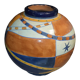 Large oriental ball vase