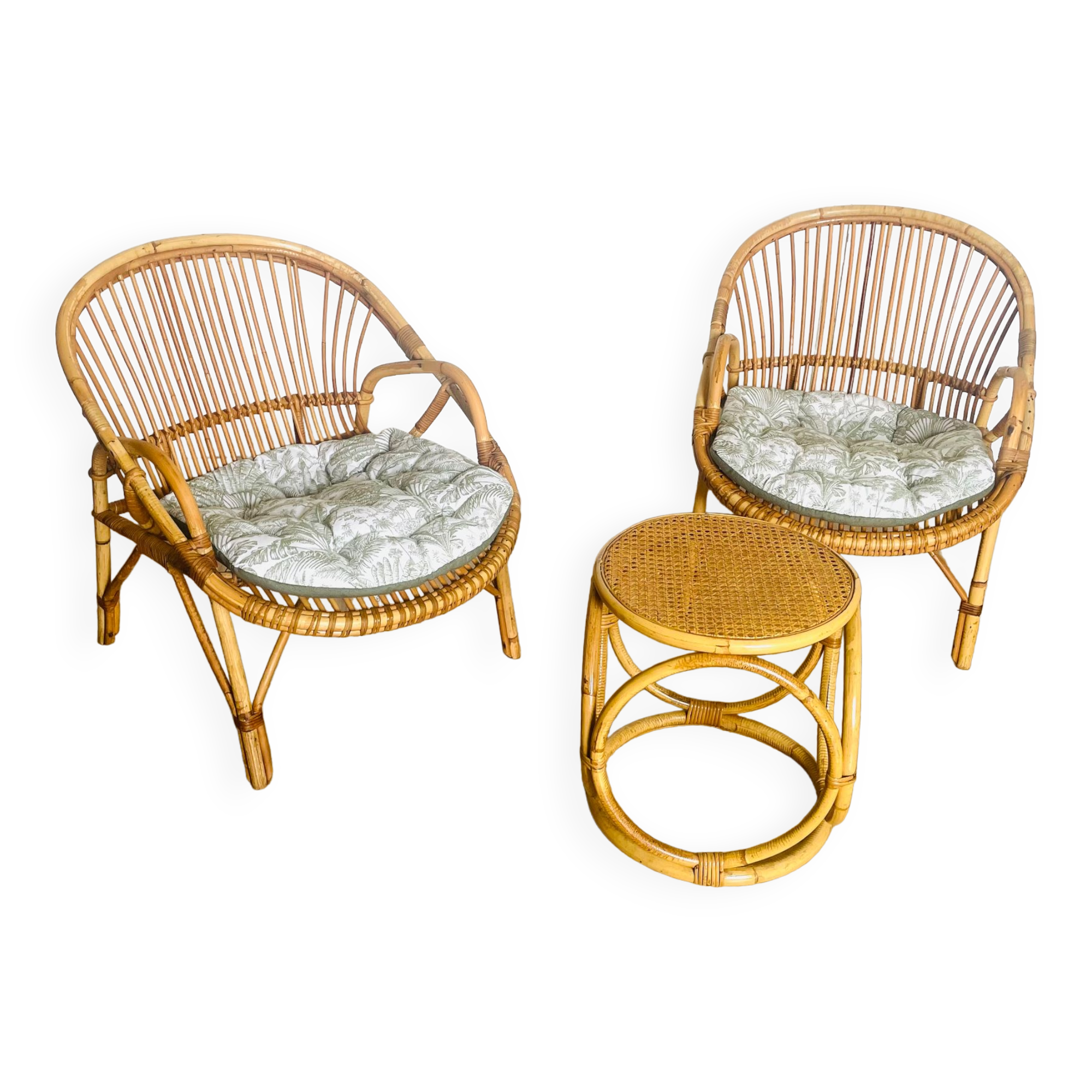 Restored garden furniture