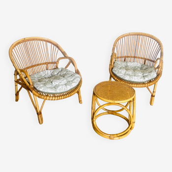 Restored garden furniture