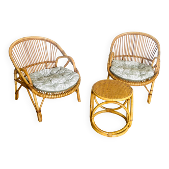 Restored garden furniture