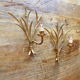 Pair of Italian sconces ear of wheat