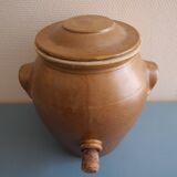 large antique vinegar cruet glazed stoneware old french stoneware vinegar cruet