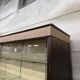 XL vintage wooden display cabinet / sideboard / wall cabinet