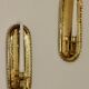Pair of Mid-Century Swedish Brass Sconces